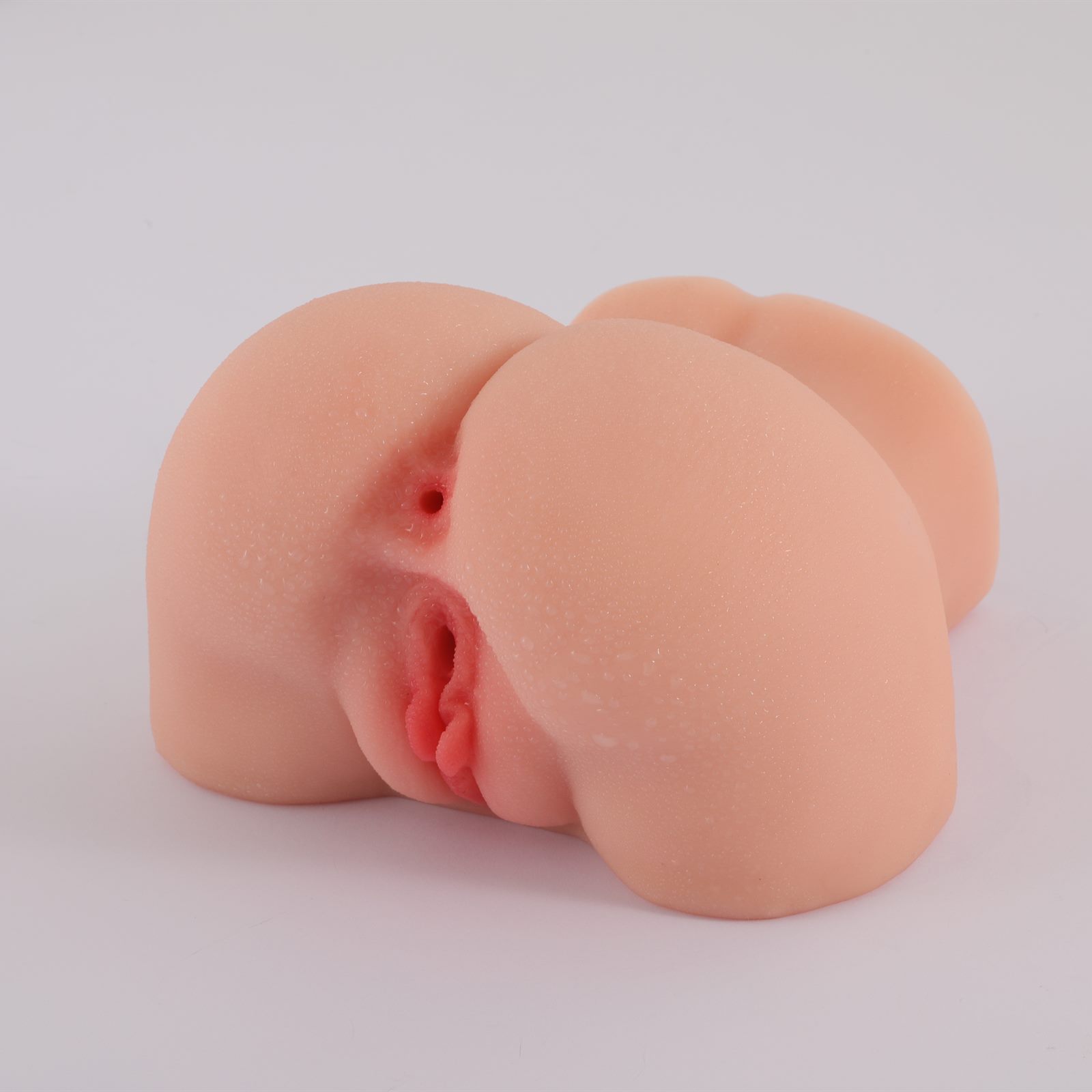 Compact dual-channel personal device with a soft natural-tone finish